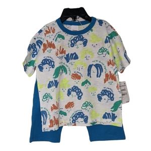 Open Edit Boxy T-Shirt & Shorts Set New With Tags